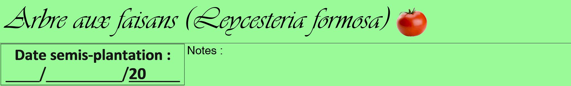 Étiquette de : Leycesteria formosa - format a - style noire14viv avec comestibilité simplifiée