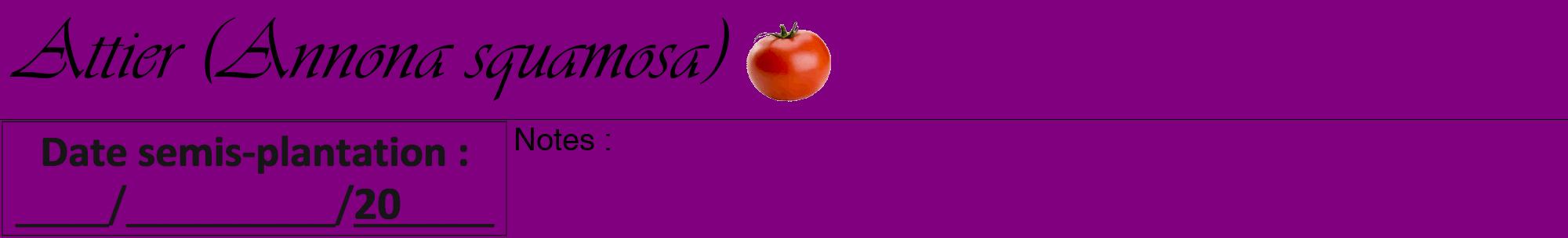 Étiquette de : Annona squamosa - format a - style noire46viv avec comestibilité simplifiée