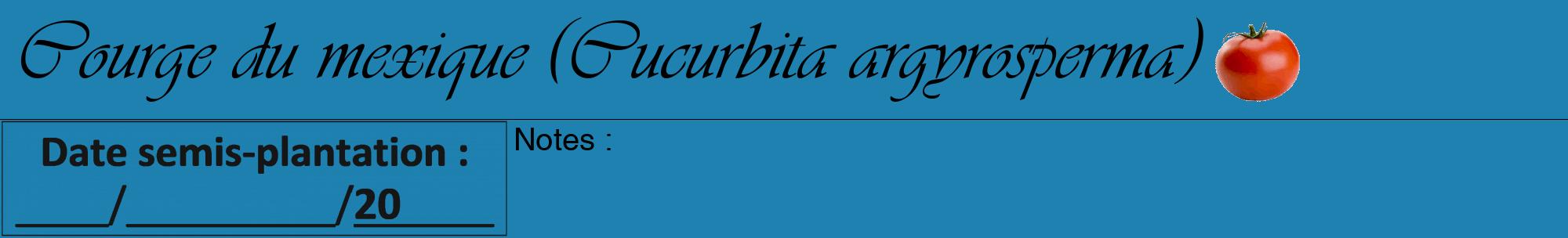 Étiquette de : Cucurbita argyrosperma - format a - style noire6viv avec comestibilité simplifiée