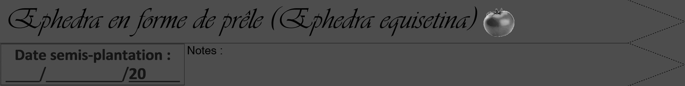 Étiquette de : Ephedra equisetina - format a - style noire28simpleviv avec comestibilité simplifiée