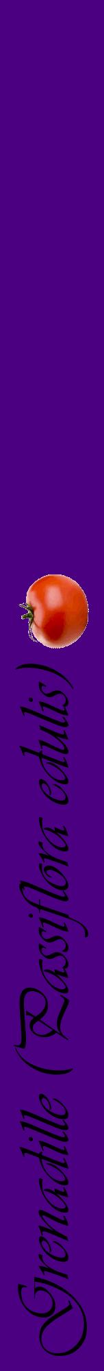 Étiquette de : Passiflora edulis - format a - style noire47viv avec comestibilité simplifiée