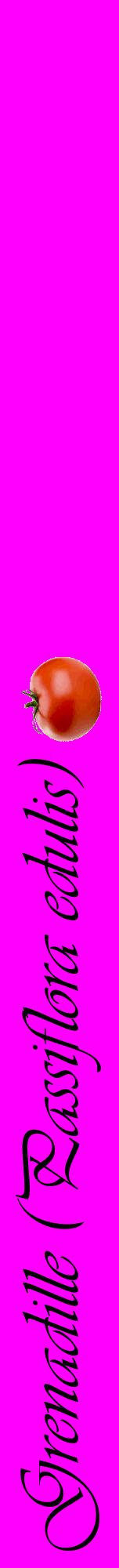 Étiquette de : Passiflora edulis - format a - style noire51viv avec comestibilité simplifiée