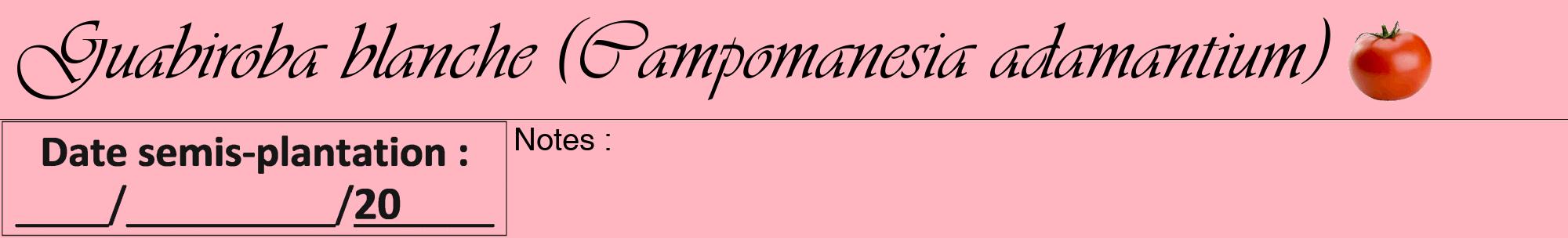 Étiquette de : Campomanesia adamantium - format a - style noire41viv avec comestibilité simplifiée