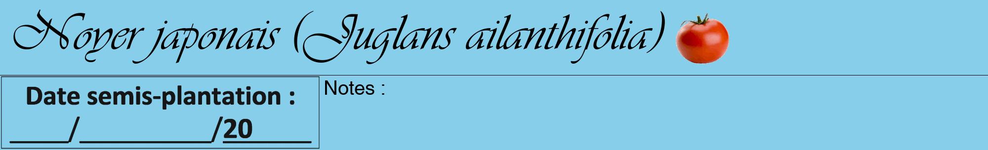 Étiquette de : Juglans ailanthifolia - format a - style noire1viv avec comestibilité simplifiée