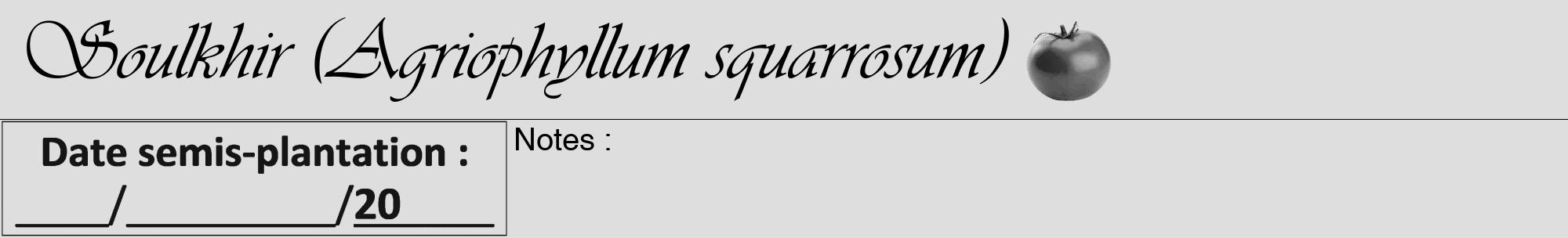 Étiquette de : Agriophyllum squarrosum - format a - style noire20viv avec comestibilité simplifiée