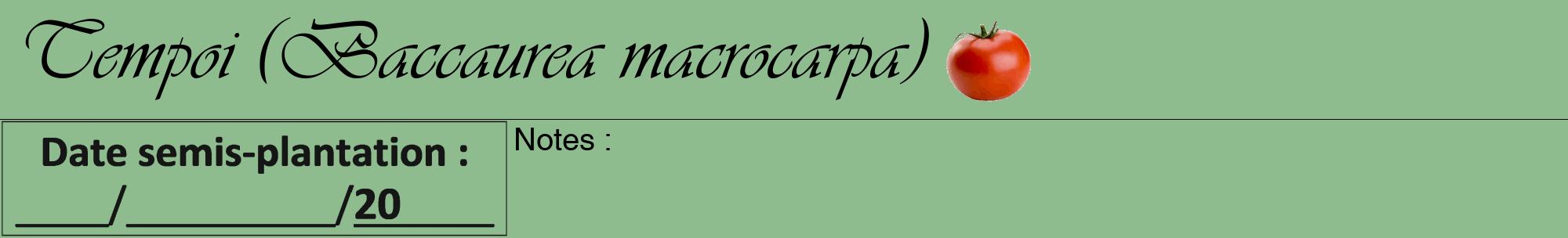 Étiquette de : Baccaurea macrocarpa - format a - style noire13viv avec comestibilité simplifiée