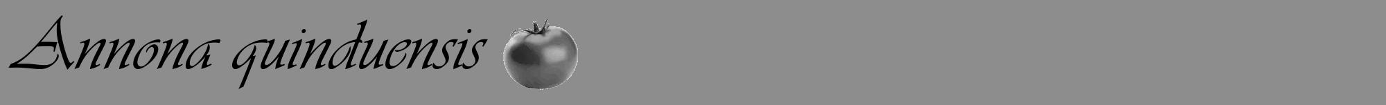 Étiquette de : Annona quinduensis - format a - style noire2viv avec comestibilité simplifiée