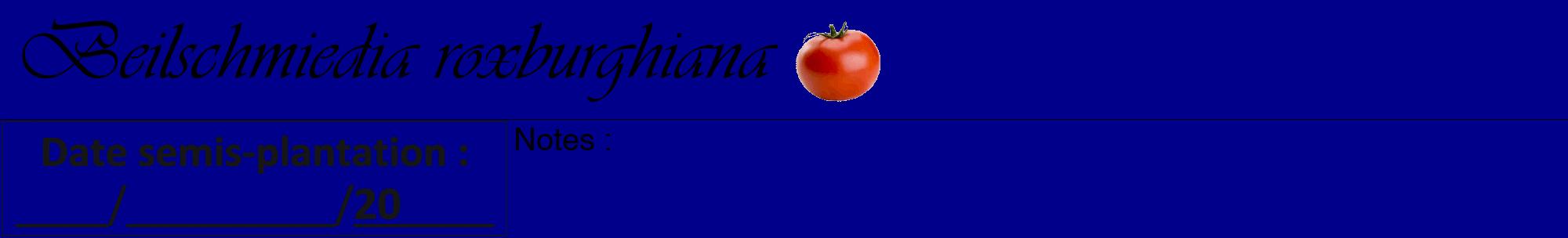 Étiquette de : Beilschmiedia roxburghiana - format a - style noire7viv avec comestibilité simplifiée