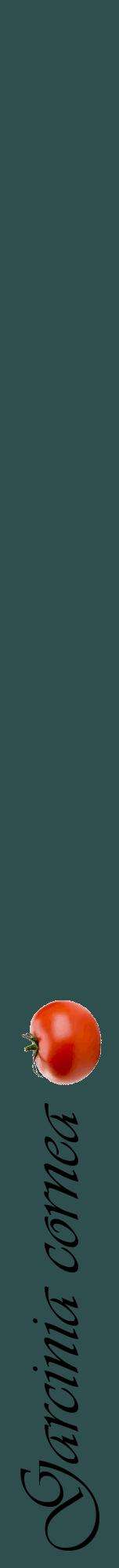 Étiquette de : Garcinia cornea - format a - style noire58viv avec comestibilité simplifiée