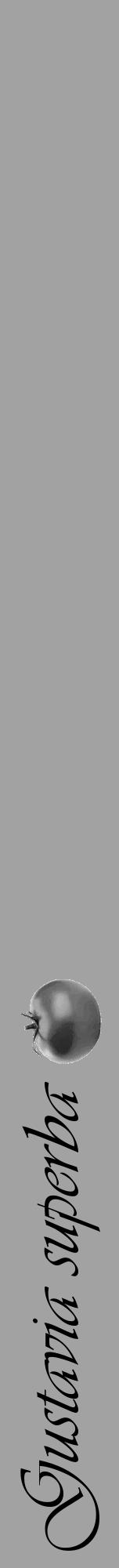 Étiquette de : Gustavia superba - format a - style noire38viv avec comestibilité simplifiée - position verticale