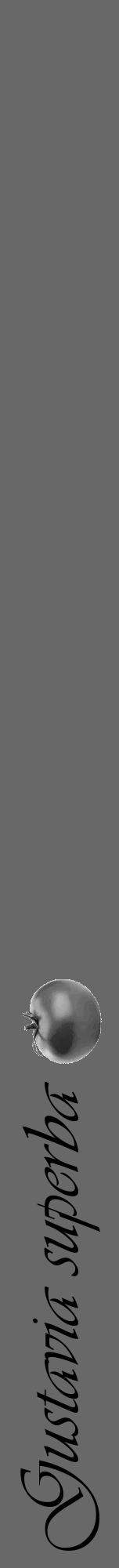 Étiquette de : Gustavia superba - format a - style noire43viv avec comestibilité simplifiée - position verticale