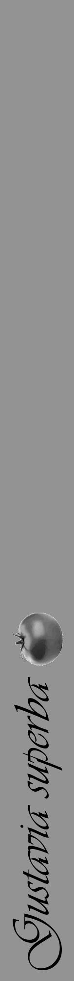 Étiquette de : Gustavia superba - format a - style noire44viv avec comestibilité simplifiée - position verticale