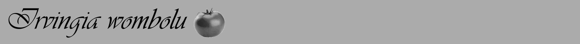Étiquette de : Irvingia wombolu - format a - style noire37viv avec comestibilité simplifiée