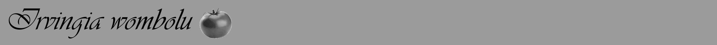 Étiquette de : Irvingia wombolu - format a - style noire52simpleviv avec comestibilité simplifiée