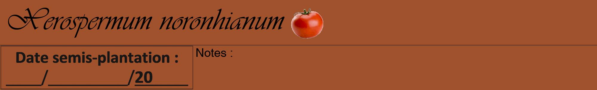 Étiquette de : Xerospermum noronhianum - format a - style noire32viv avec comestibilité simplifiée