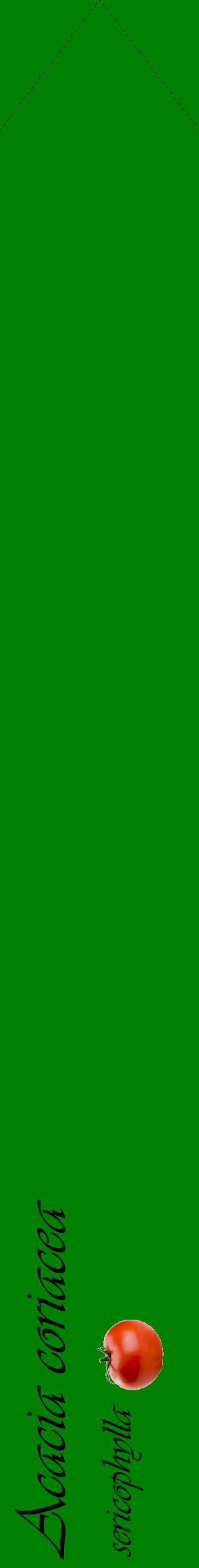 Étiquette de : Acacia coriacea sericophylla - format c - style noire9_simpleviv avec comestibilité simplifiée