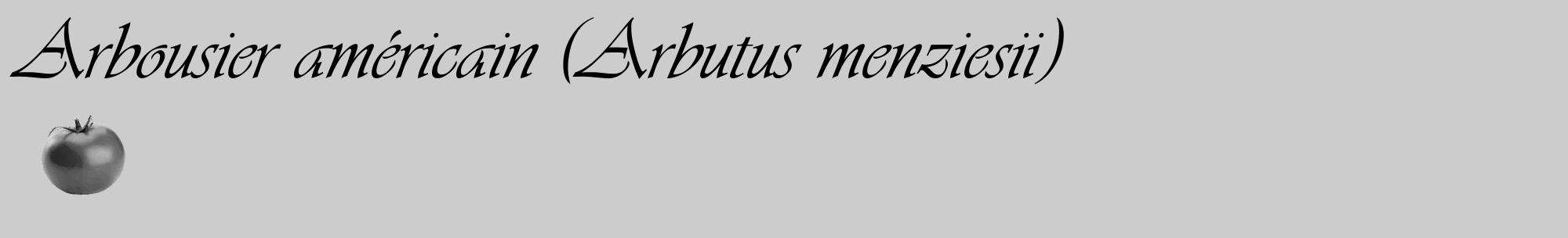 Étiquette de : Arbutus menziesii - format c - style noire0_basique_basiqueviv avec comestibilité simplifiée