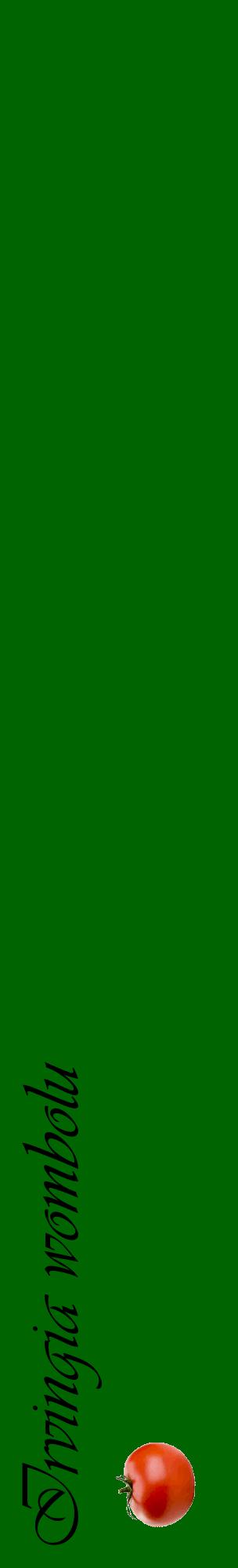 Étiquette de : Irvingia wombolu - format c - style noire8_basiqueviv avec comestibilité simplifiée