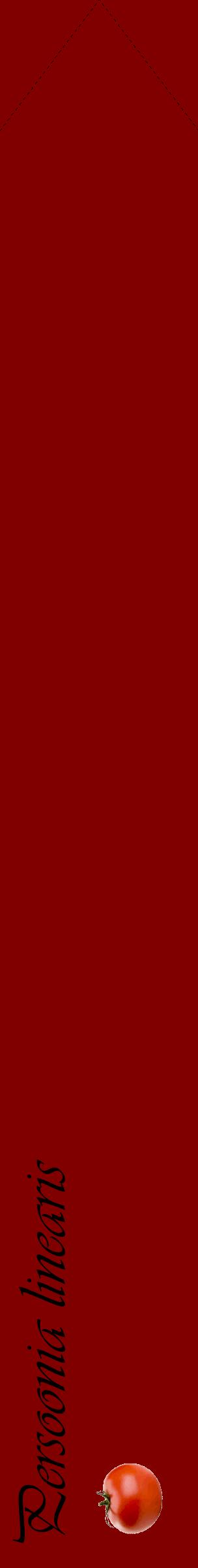 Étiquette de : Persoonia linearis - format c - style noire29_simpleviv avec comestibilité simplifiée