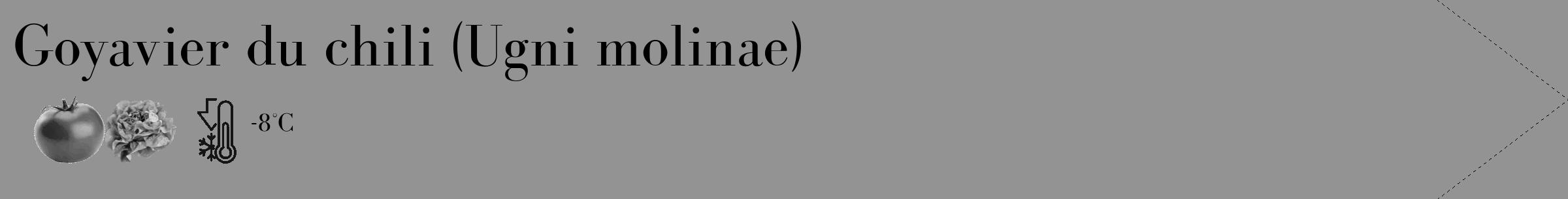 Étiquette de : Ugni molinae - format c - style noire44_simple_simplebod avec comestibilité simplifiée