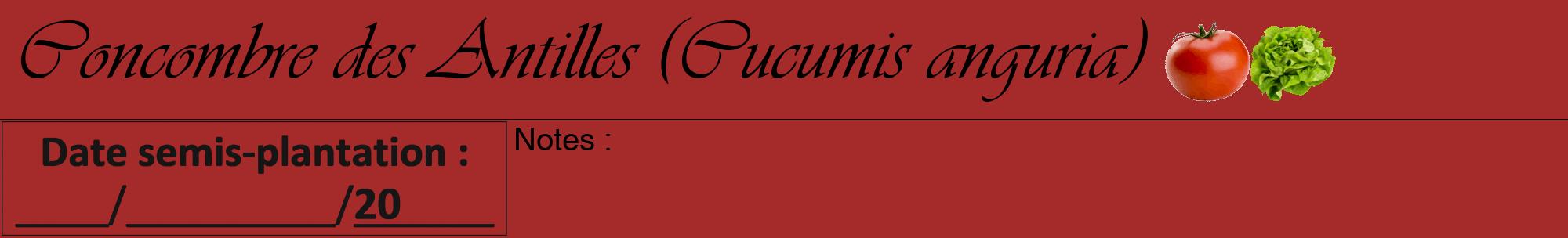 Étiquette de : Cucumis anguria - format a - style noire33viv avec comestibilité simplifiée