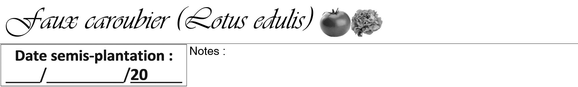 Étiquette de : Lotus edulis - format a - style noire60viv avec comestibilité simplifiée