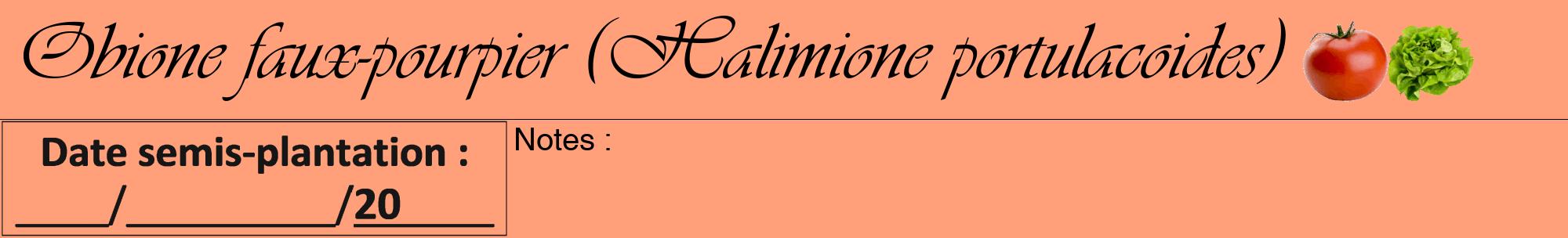 Étiquette de : Halimione portulacoides - format a - style noire39viv avec comestibilité simplifiée
