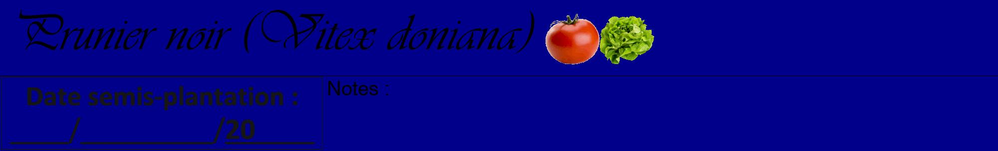 Étiquette de : Vitex doniana - format a - style noire7viv avec comestibilité simplifiée