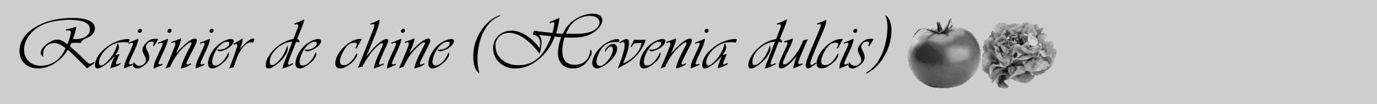 Étiquette de : Hovenia dulcis - format a - style noire17viv avec comestibilité simplifiée