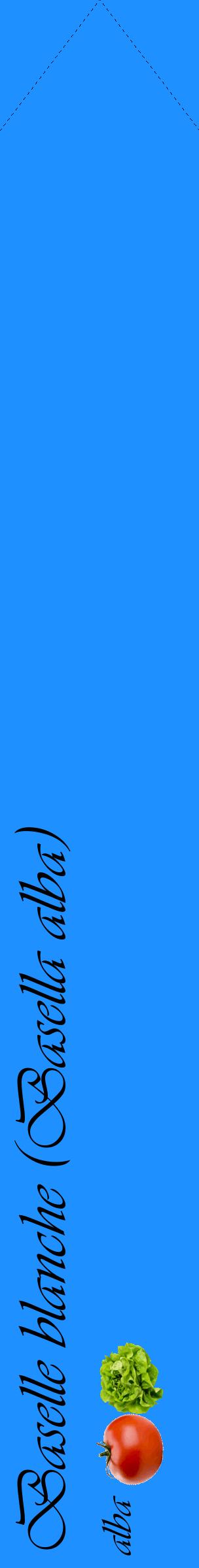 Étiquette de : Basella alba alba - format c - style noire3_simpleviv avec comestibilité simplifiée