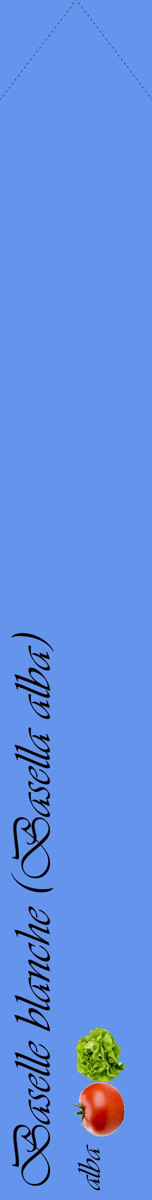 Étiquette de : Basella alba alba - format c - style noire4_simpleviv avec comestibilité simplifiée