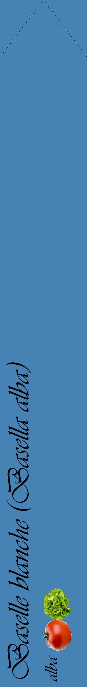 Étiquette de : Basella alba alba - format c - style noire5_simpleviv avec comestibilité simplifiée