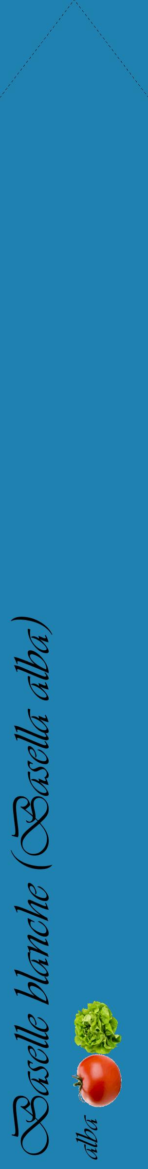 Étiquette de : Basella alba alba - format c - style noire6_simpleviv avec comestibilité simplifiée