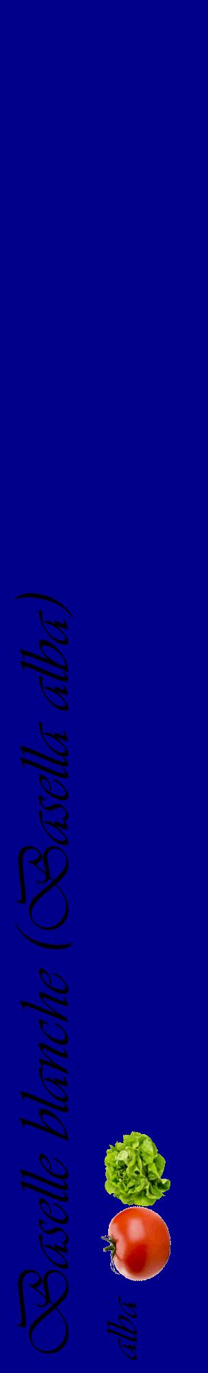 Étiquette de : Basella alba alba - format c - style noire7_basiqueviv avec comestibilité simplifiée