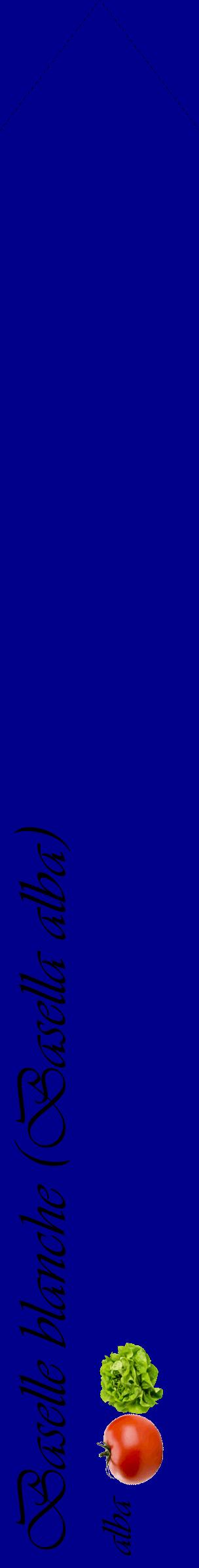 Étiquette de : Basella alba alba - format c - style noire7_simpleviv avec comestibilité simplifiée