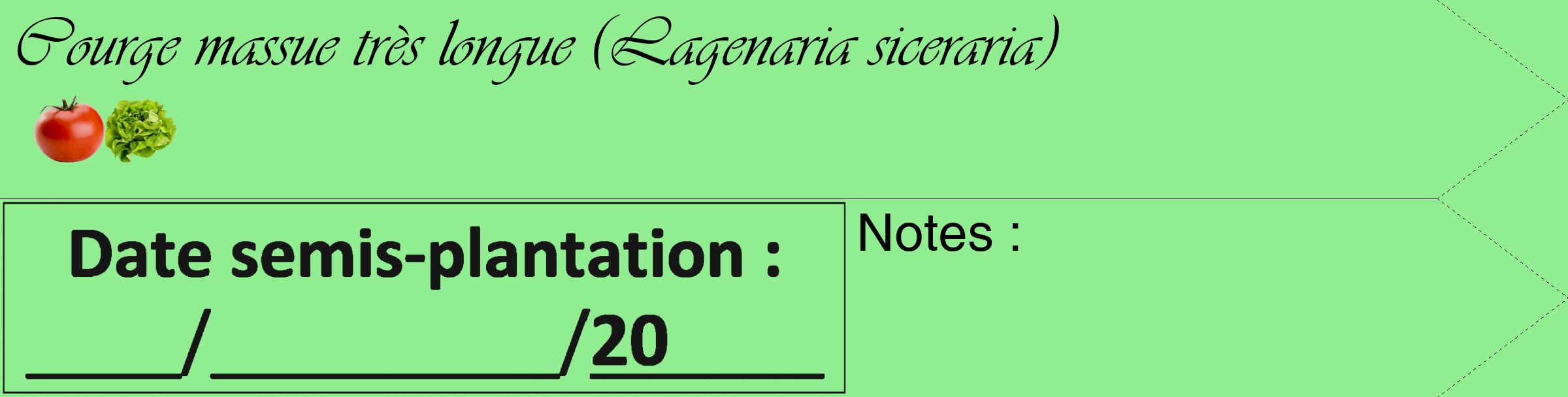 Étiquette de : Lagenaria siceraria - format c - style noire15_simple_simpleviv avec comestibilité simplifiée