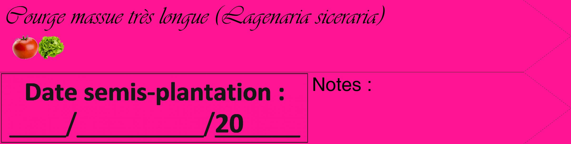 Étiquette de : Lagenaria siceraria - format c - style noire43_simple_simpleviv avec comestibilité simplifiée