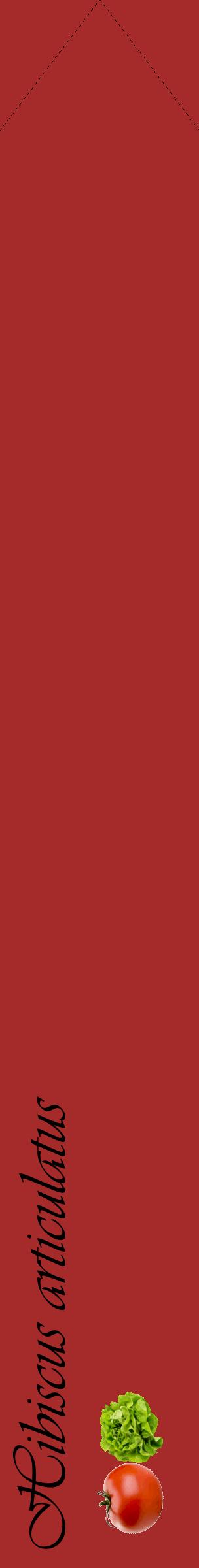 Étiquette de : Hibiscus articulatus - format c - style noire33_simpleviv avec comestibilité simplifiée
