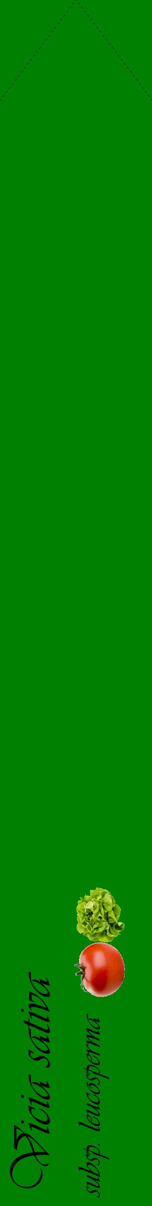 Étiquette de : Vicia sativa subsp. leucosperma - format c - style noire9_simpleviv avec comestibilité simplifiée