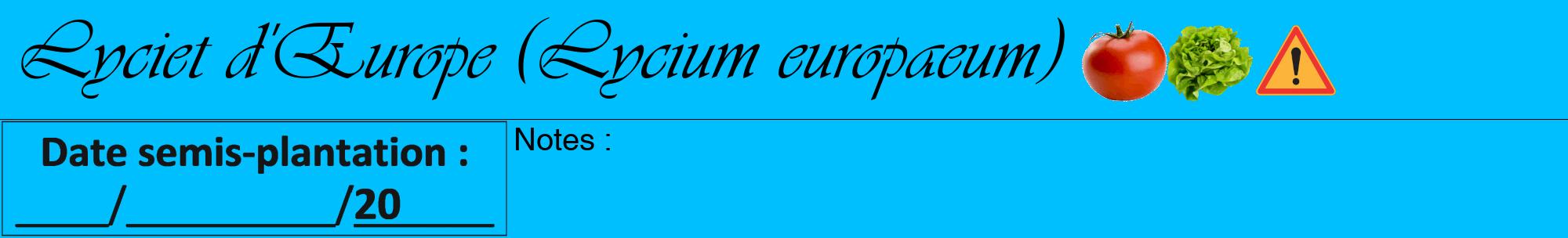 Étiquette de : Lycium europaeum - format a - style noire2viv avec comestibilité simplifiée