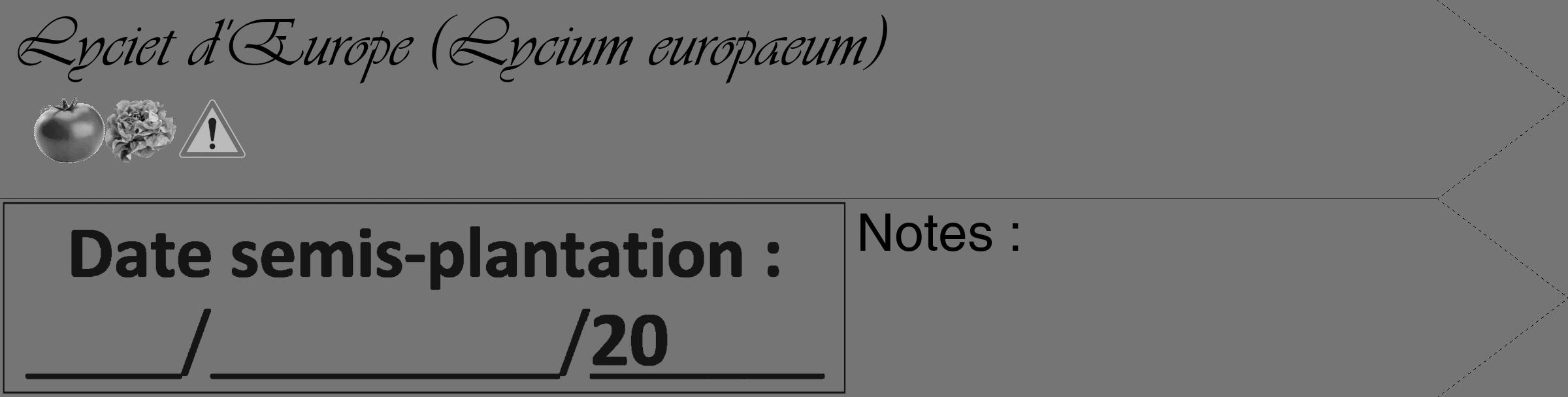 Étiquette de : Lycium europaeum - format c - style noire5_simple_simpleviv avec comestibilité simplifiée