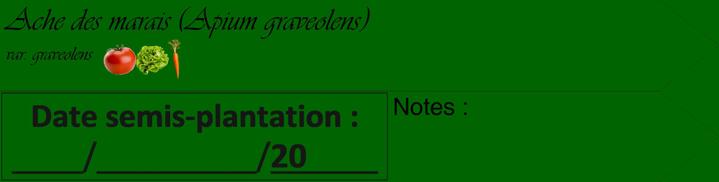 Étiquette de : Apium graveolens var. graveolens - format c - style noire8_simple_simpleviv avec comestibilité simplifiée