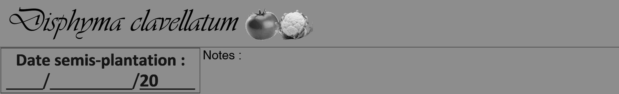 Étiquette de : Disphyma clavellatum - format a - style noire2viv avec comestibilité simplifiée