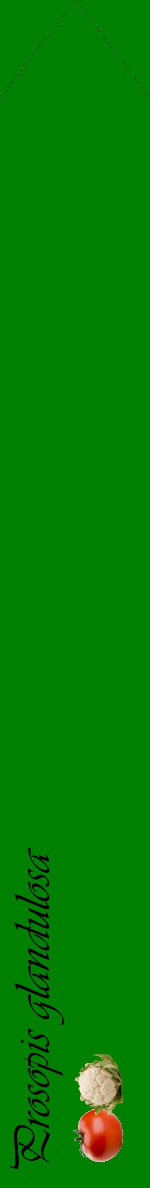 Étiquette de : Prosopis glandulosa - format c - style noire9_simpleviv avec comestibilité simplifiée