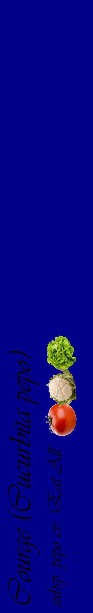 Étiquette de : Cucurbita pepo subsp. pepo cv. 'Eat All' - format c - style noire7_basiqueviv avec comestibilité simplifiée