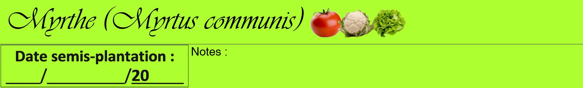 Étiquette de : Myrtus communis - format a - style noire17viv avec comestibilité simplifiée