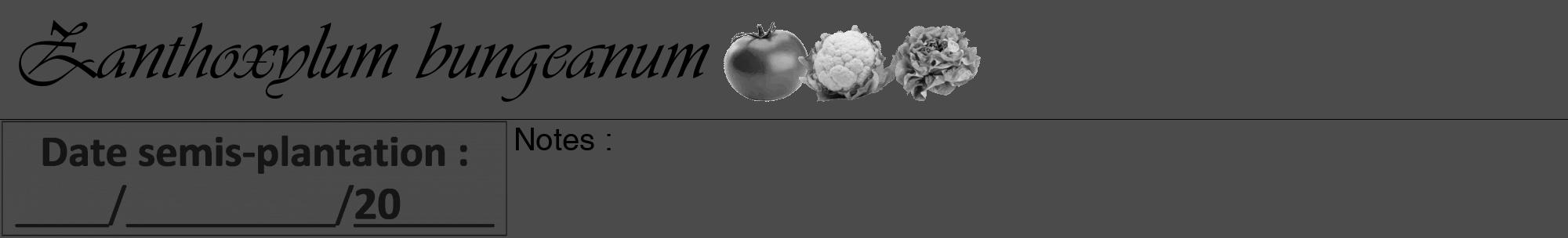 Étiquette de : Zanthoxylum bungeanum - format a - style noire9viv avec comestibilité simplifiée