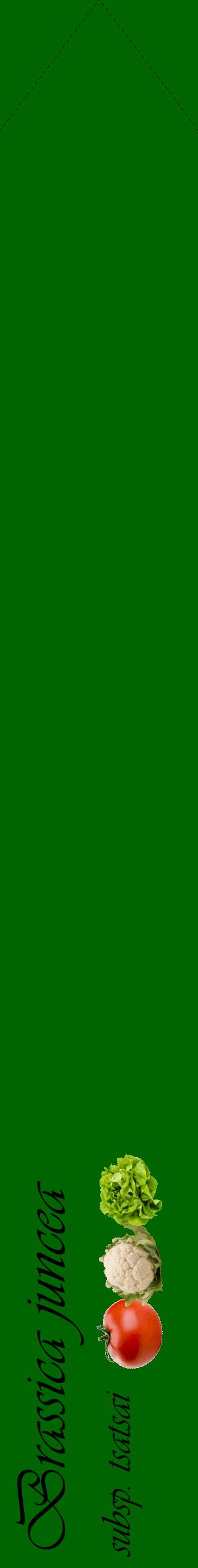 Étiquette de : Brassica juncea subsp. tsatsai - format c - style noire8_simpleviv avec comestibilité simplifiée