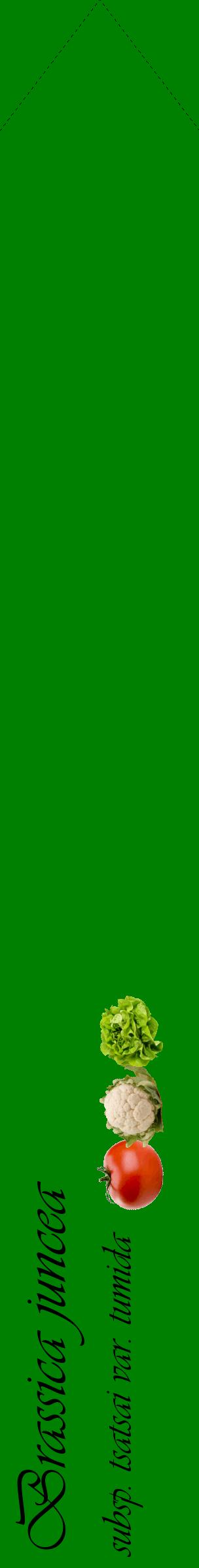 Étiquette de : Brassica juncea subsp. tsatsai var. tumida - format c - style noire9_simpleviv avec comestibilité simplifiée