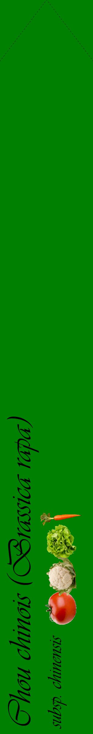 Étiquette de : Brassica rapa subsp. chinensis - format c - style noire9_simpleviv avec comestibilité simplifiée